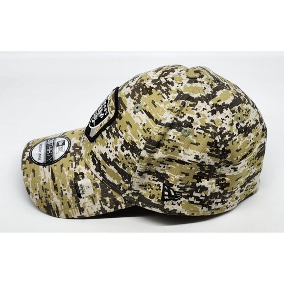 New Era 39THIRTY Las Vegas Raiders Salute To Service Fitted Hat - Picture 4 of 6